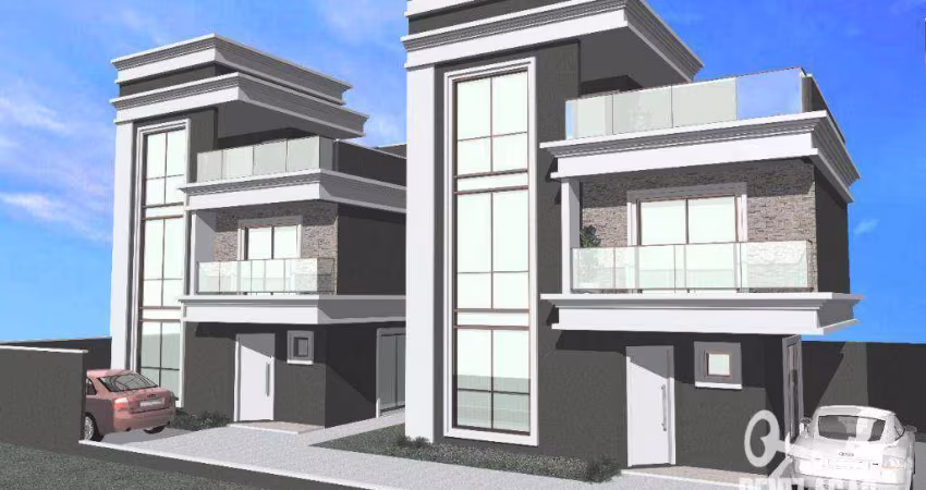 Sobrado com 3 dormitórios à venda, 144 m² por R$ 800.000,00 - Uberaba - Curitiba/PR