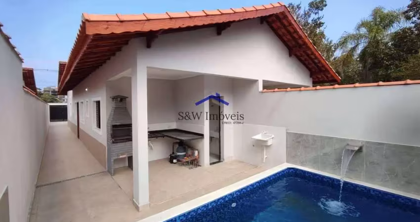 Casa com 3 quartos, balneário campos elíseos, itanhaém - r$ 429 mil, cod: 197