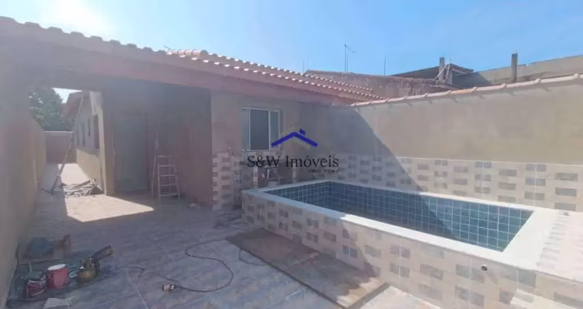 Casa com 2 quartos, nova itanhaém, itanhaém - r$ 320 mil, cod: 417
