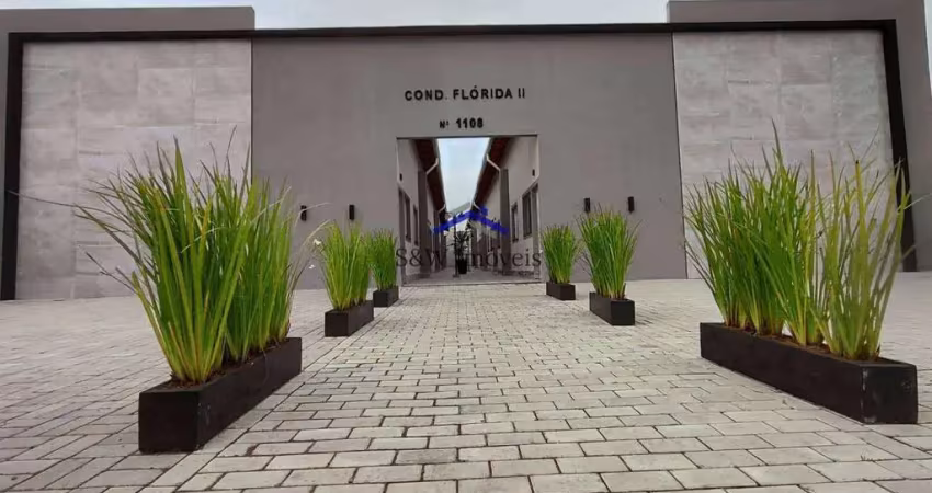 Casa de condomínio com 2 quartos, cibratel ii, itanhaém - r$ 280 mil, cod: 222
