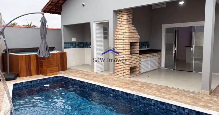 Casa com 3 quartos, lado praia, mongaguá - r$ 799 mil, cod: 541
