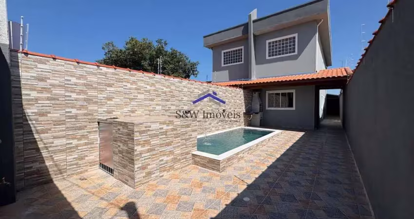 Sobrado com 2 quartos, jardim são fernando, itanhaém - r$ 490 mil, cod: 553
