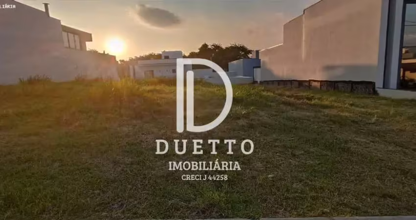 Terreno em condomínio para venda em indaiatuba, jardim mantova