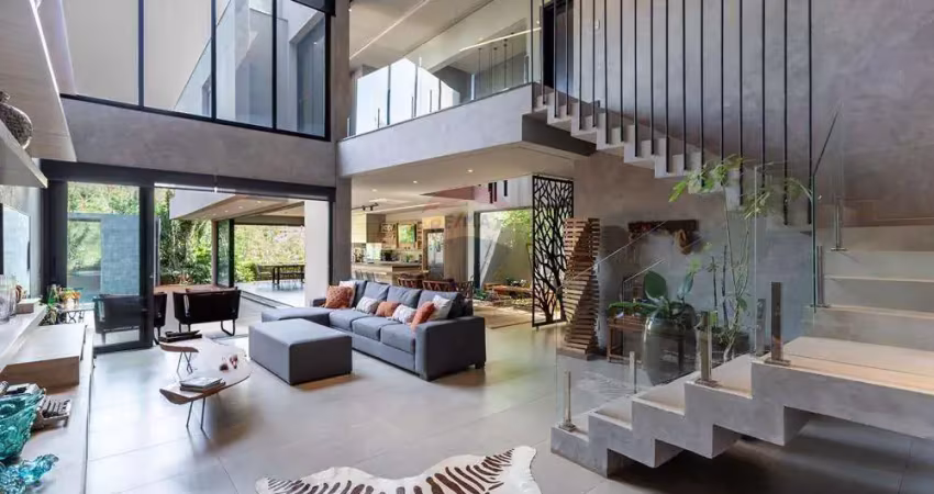 Casa contemporânea no alphaville 3 - projeto diferenciado - 4 suites - r$3160.000,00