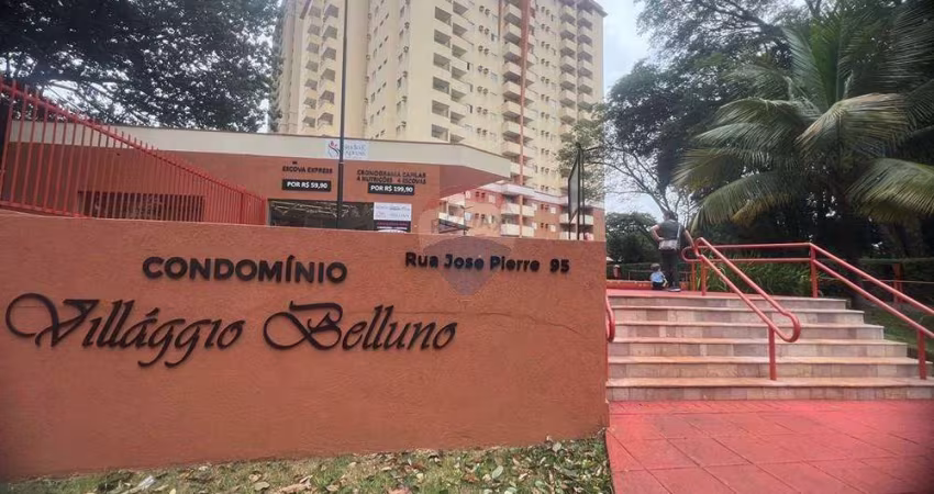 Apartamento de 1 quarto Edifício Villaggio Belluno, Ribeirânia,  Ribeirão Preto.