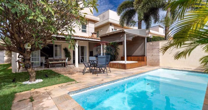 CASA A VENDA CONDOMÍNIO JARDIM SUL | Terreno 385m² | 239,50 m² | 3 suítes, escritório, piscina e hidromassagem