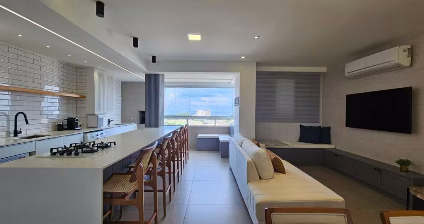 COSMOPOLITAN - R$ 890.000 - Apartamento MOBILIADO à venda, 2 quartos (1suíte), 78m², 2 Vagas, Gleba