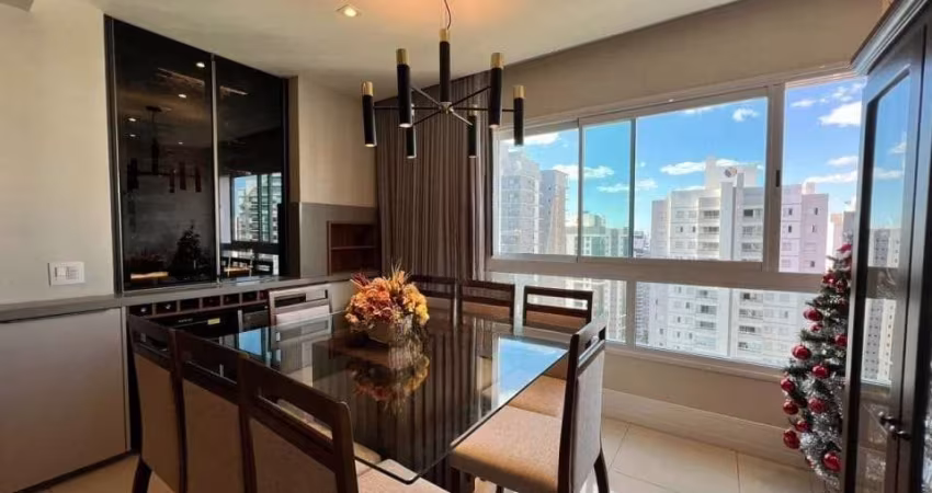 ÉLEGANCE MOBILIADO - R$ 1.430.000 - Apartamento á venda, 3 Quartos (1 suíte), 122m², 2 vagas, Gleba