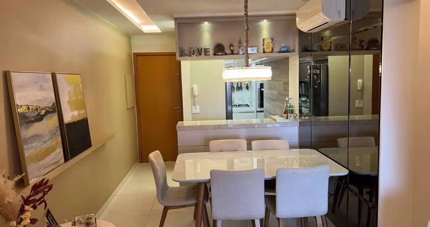 FOUNTAIN HIT - R$730.000 - Apartamento á venda,  SEMI MOBILIADO , 2 Quartos  (1 suíte), 80 m², 2 Va