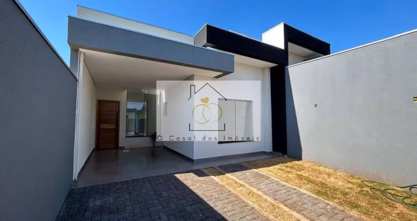 Casa Moderna na Gleba Esperança – 3 Quartos e Churrasqueira Integrada