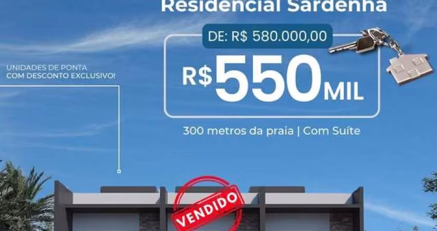 Sobrado Geminado Pronto para Morar - Enseada São Francisco do Sul/ SC