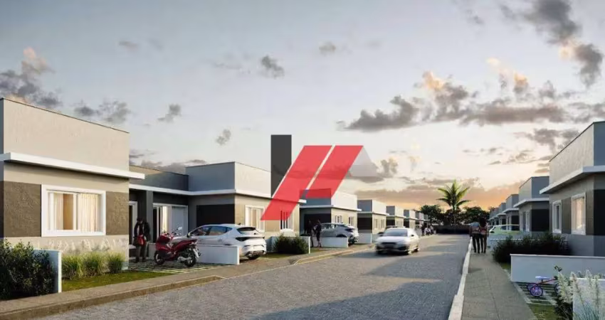 Casa em condomínio 2 dormitórios à venda, 43 m² por R$ 220.000 - Parque dos Anjos - Gravataí/RS