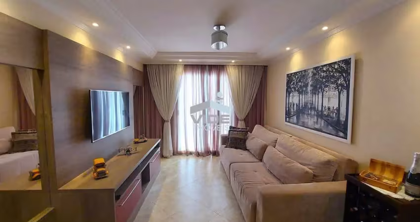 Apartamento reformado à venda em campinas-sp, bairro proença: 3 quartos, 2 salas, 1 banheiro, 2 vagas, 90m² de área.