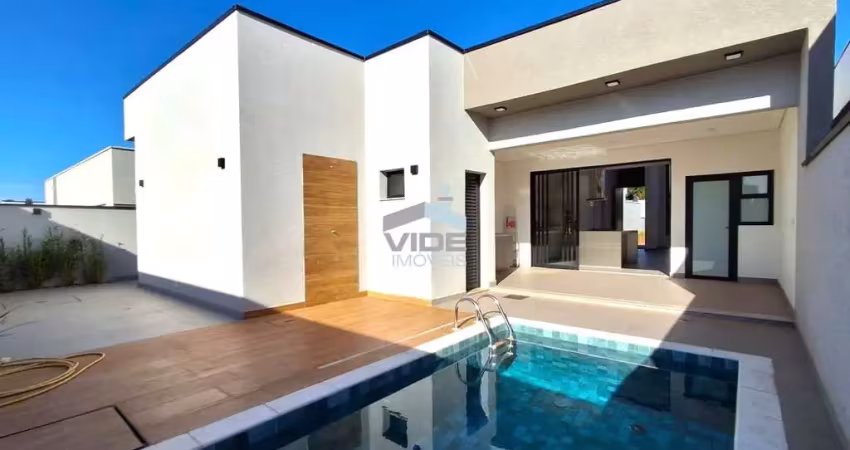 Venda casa em condomínio de alto padrão em paulínia-sp, 3 suítes, 3 salas, 5 banheiros, 4 vagas, 186m² - jardim pari