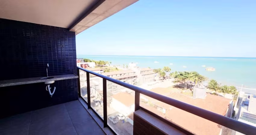 Apartamento novo com 3 quartos e vista defiitiva para o mar em Camboinha