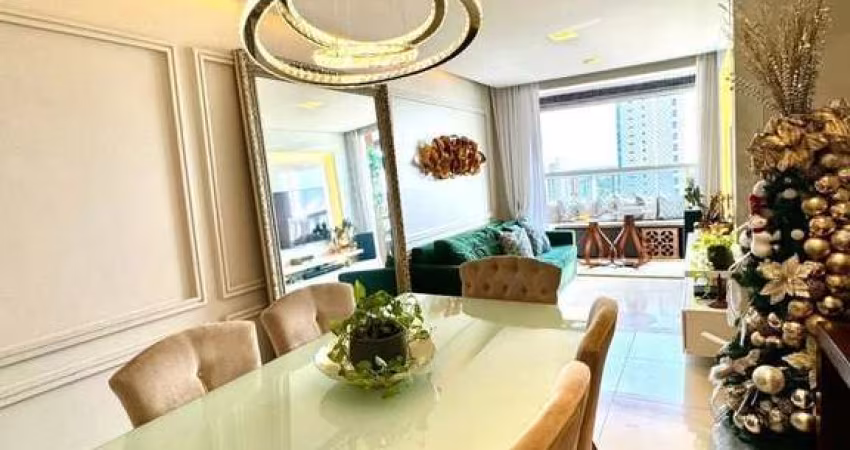 Apartamento com 3 quartos todo ambientado em andar alto no Brisamar