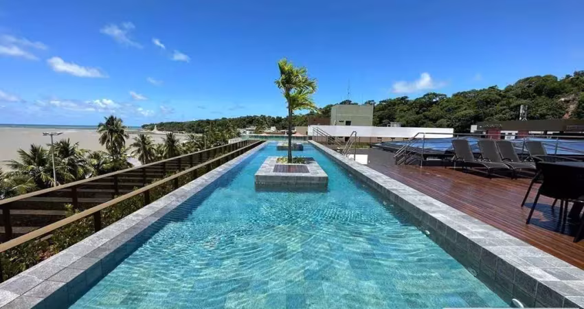 Flat todo mobiliado com 31 m² na beira mar da praia do cabo branco