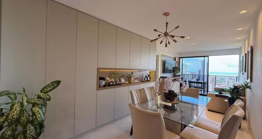 Apartamento porteira fechada com 3 quartos em prédio novo e moderno no Miramar