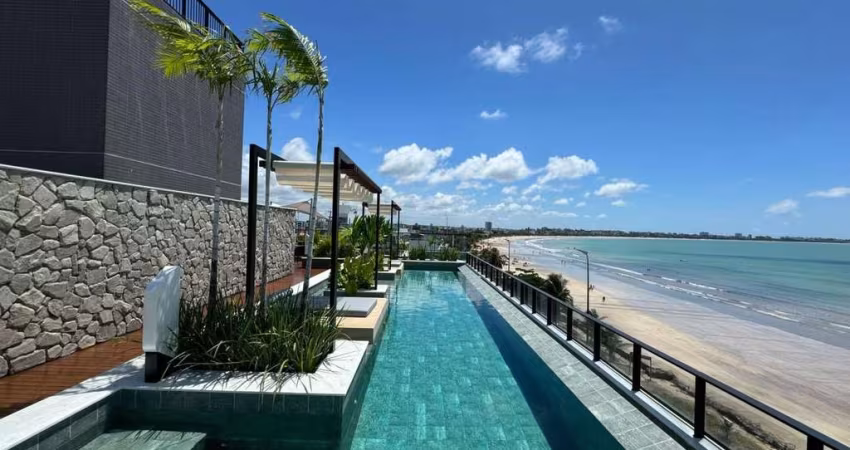 Flat novo beira mar na praia do Bessa com 25 m²