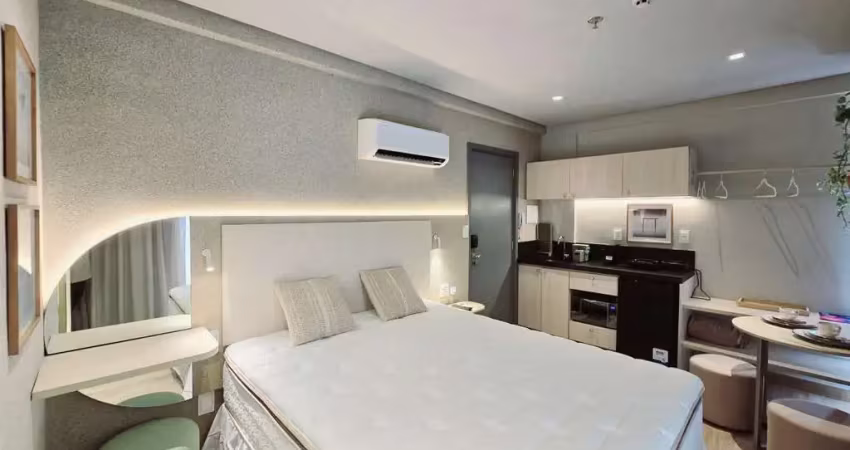 Flat térreo todo mobiliado com 30 m² na beira mar do Cabo Branco - Área externa privativa