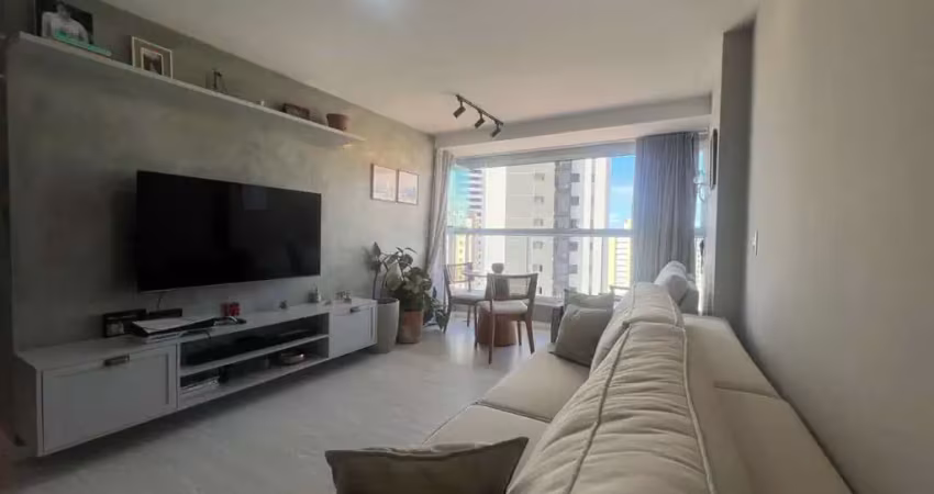 Apartamento porteira fechada com 117 m² e 3 suítes em tambaú