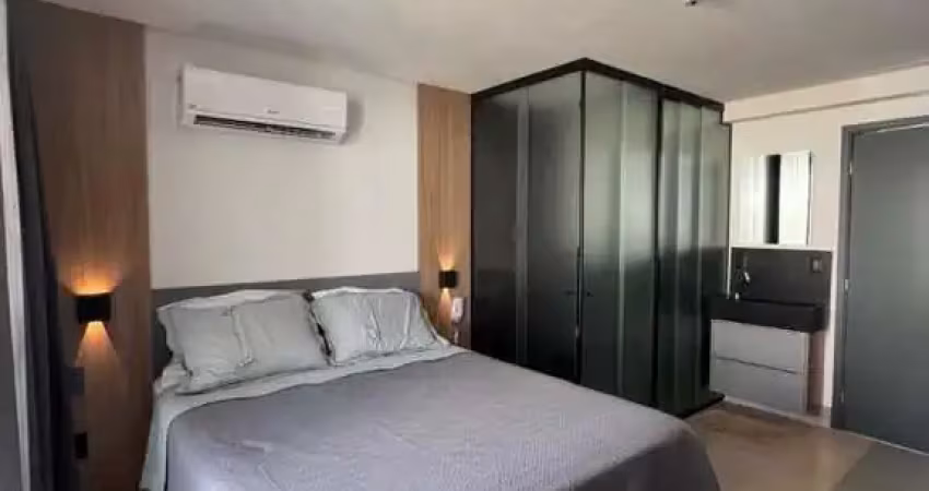 Flat mobiliado no get by side, a poucos metros do mar no jardim oceania