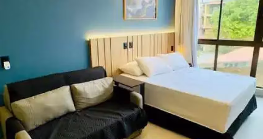Flat novo pé na areia todo mobiliado com 24 m² no jardim oceania