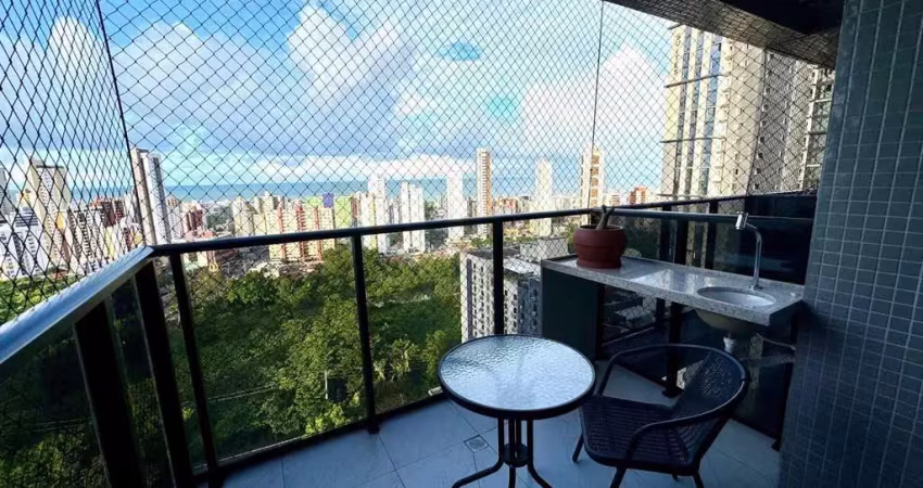 Apartamento porteira fechada em andar alto com 2 quartos no miramar