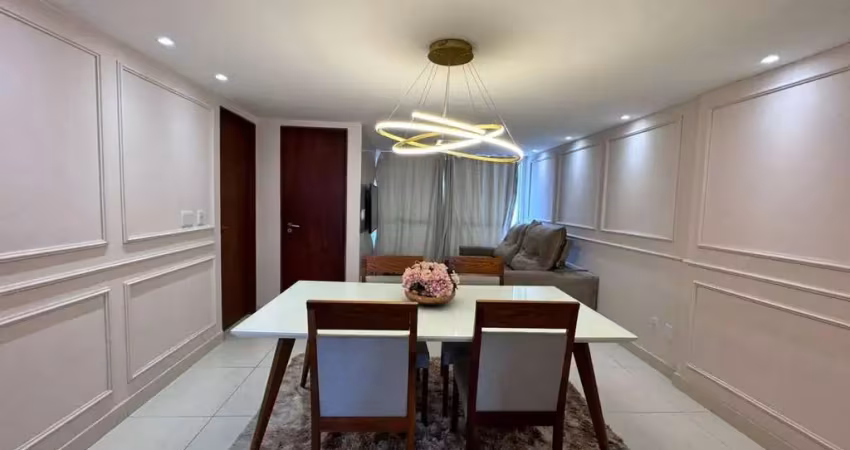 Apartamento com 80 m² e 3 quartos a poucos metros da praia no bessa