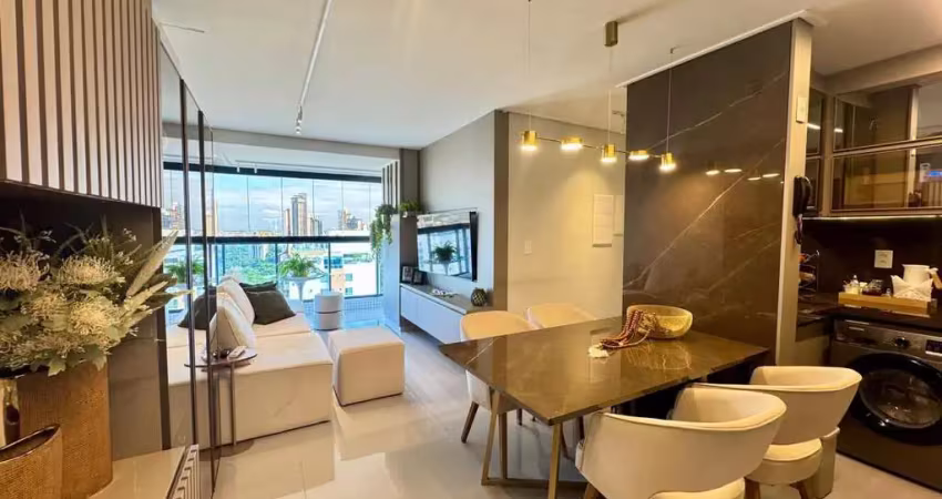 Apartamento porteira fechada com 60 m² e 2 quartos em ótima localização no bairro de tambaú
