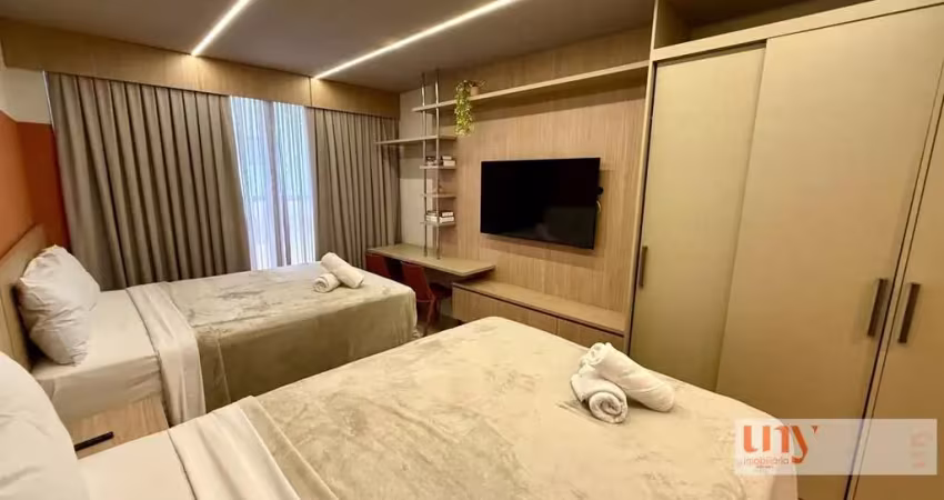 Setai yacht - flat mobiliado térreo com 39 m² e hidromassagem na beira mar do bairro cabo branco