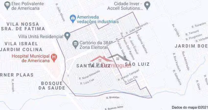 Terreno à venda, 360 m² por r$ 288.000,00 - santa cruz - americana/sp