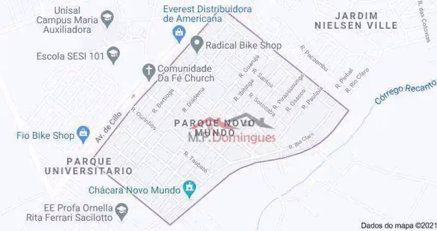 Terreno à venda, 420 m² por R$ 400.000,00 - Parque Novo Mundo - Americana/SP