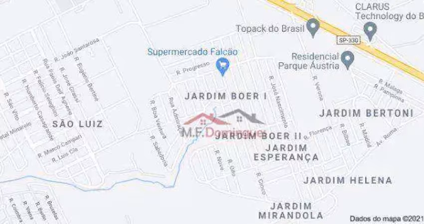 Terreno à venda, 150 m² por r$ 160.000,00 - jardim boer i - americana/sp