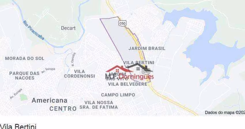 Terreno à venda, 198 m² por R$ 210.000,00 - Vila Bertini - Americana/SP