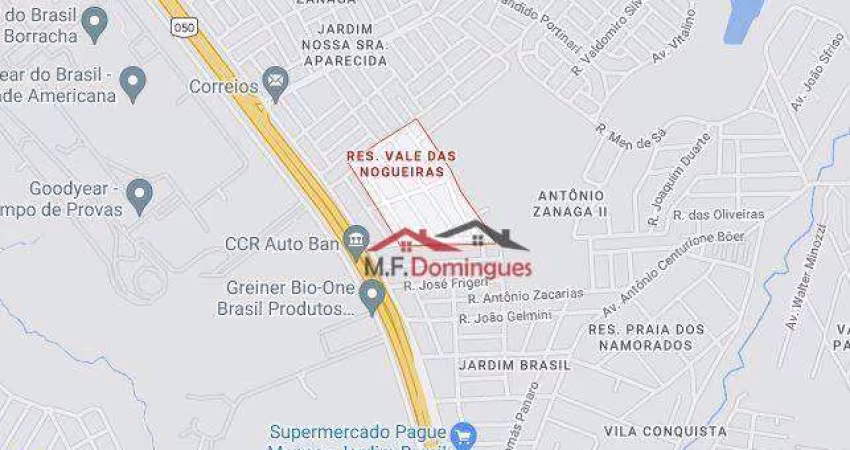Terreno à venda, 150 m² por R$ 140.000,00 - Residencial Vale das Nogueiras - Americana/SP