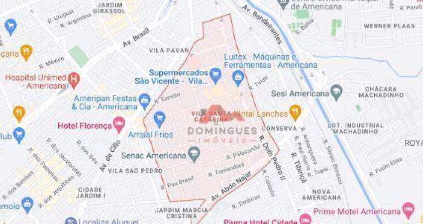 Terreno à venda, 500 m² por R$ 400.000,00 - Vila Santa Catarina - Americana/SP