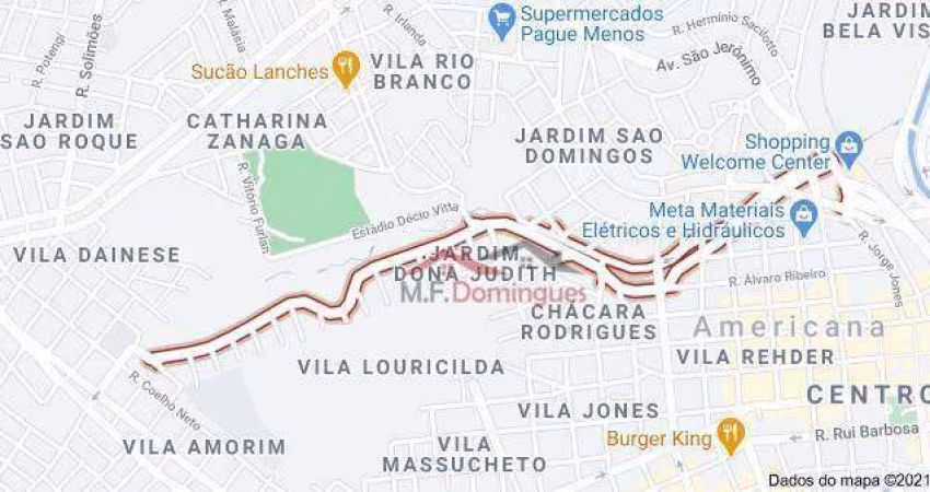 Terreno à venda, 324 m² por R$ 292.000,00 - Jardim Dona Judith - Americana/SP