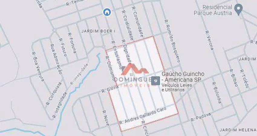 Terreno à venda, 150 m² por R$ 160.000,00 - Jardim Boer II - Americana/SP