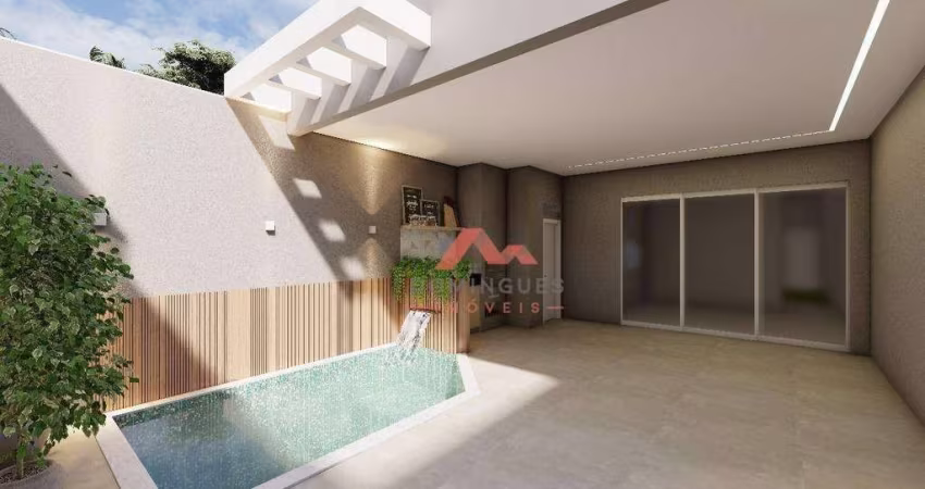 Casa com 3 dormitórios à venda, 123 m² por R$ 495.000,00 - Jardim Boer II - Americana/SP