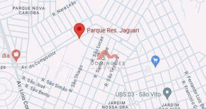 Terreno à venda, 415 m² por R$ 480.000,00 - Parque Residencial Jaguari - Americana/SP