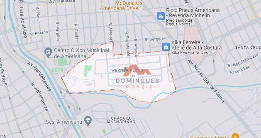 Terreno à venda, 403 m² por R$ 630.000,00 - Werner Plaas - Americana/SP
