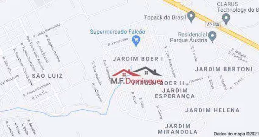 Terreno à venda, 156 m² por r$ 160.000,00 - jardim boer i - americana/sp