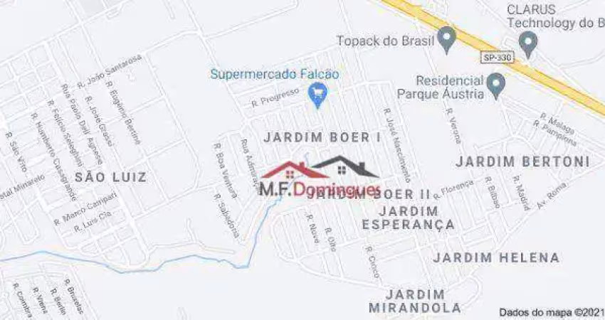 Terreno à venda, 156 m² por r$ 190.800,00 - jardim boer i - americana/sp