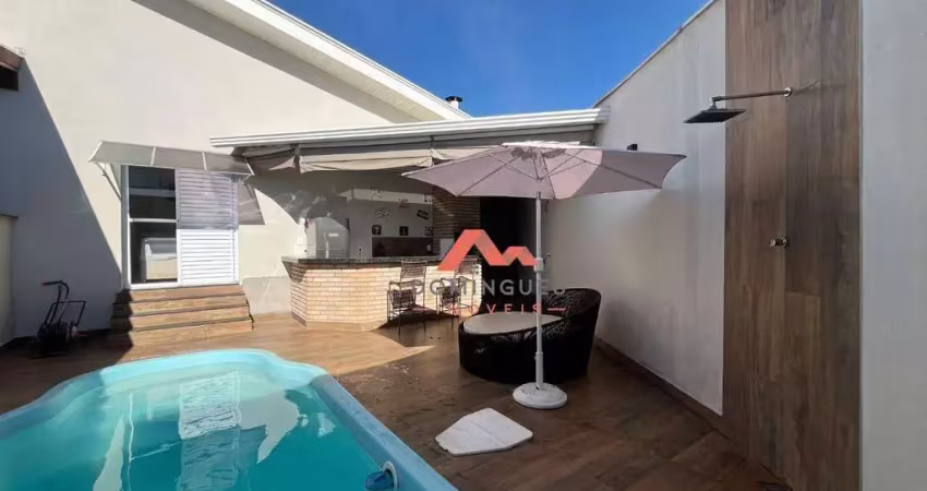 Casa com 3 dormitórios à venda, 118 m² - antônio zanaga - americana/sp