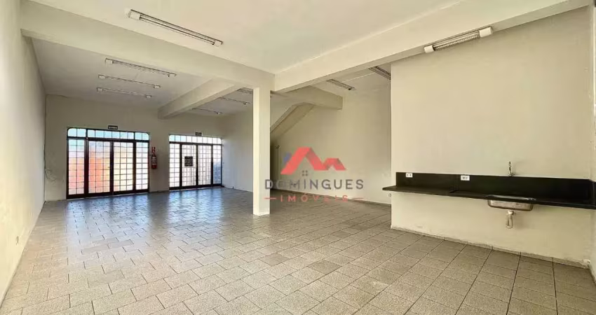 Salão para alugar, 93 m² por r$ 2.300,00/mês - residencial boa vista - americana/sp