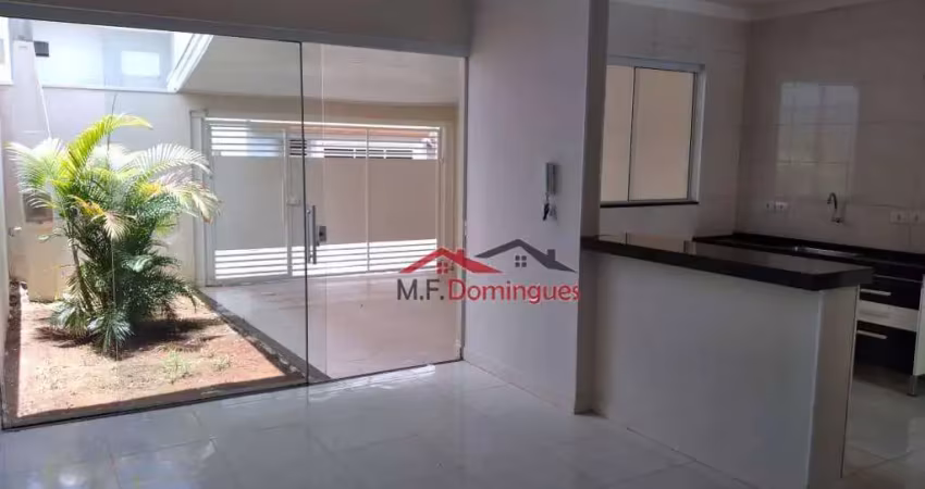 Casa com 3 dormitórios para alugar, 100 m² por r$ 1.874,00/mês - jardim boer ii - americana/sp