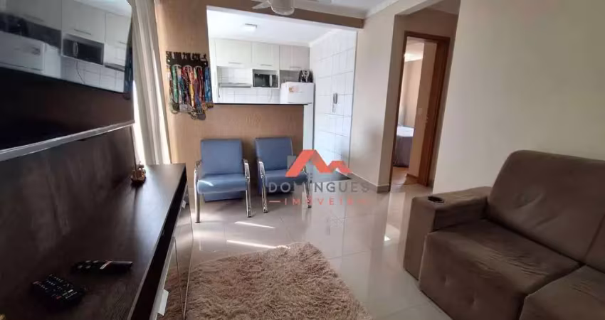 Apartamento com 2 dormitórios à venda, 45 m² por r$ 200.000,00 - jardim terramérica i - americana/sp