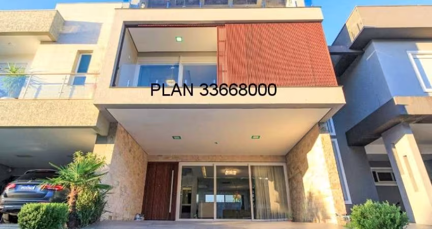 Casa de luxo em condomínio no Ecoville, Porto Alegre-RS: 4 quartos, 3 suítes, 3 salas, 4 banheiros, 3 vagas de garagem, 321,56 m².