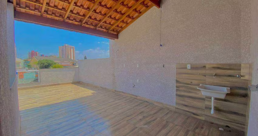Cobertura com 2 dormitórios à venda por  - Jardim Bela Vista - Santo André/SP